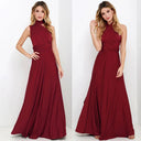 Chic Elastic Strap Wrap Dress