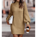 Long Sleeve Striped Mini Dress for Women