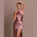 Chic Sleeveless Long Dress with Autumn Collar