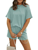 Chic Ribbed Knit Set for Effortless Style