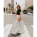 Chic Long Pleated Skirt for Any Occasion