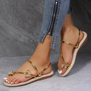 Heidi Sandals with Butterfly Motifs