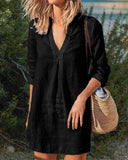 Chic Summer Tunic Dress in Trendy Fabrics