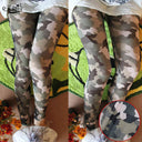 Trendy High-Waist Camouflage Leggings for Women