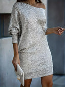 Glamorous Sequin Mini Dress for Parties