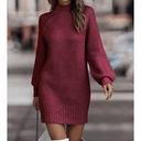Long Sleeve Striped Mini Dress for Women