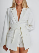 Chic Belted Blazer for Stylish Layers