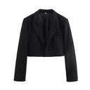 Chic Cropped Blazer for Contemporary Style