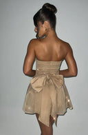 Chic Glittering Gold Dress for Special Occasions