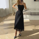 Chic Women's Sleeveless Solid Color Dresses