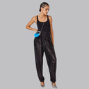 Glitter-Accented Jogging Pants for Stylish Athletes