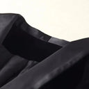 Chic Satin Velvet Blazer for Sophisticated Style