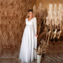 Chic Lace Maxi Dress for Expecting Moms