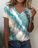 Gradient Print Fashion Blouse for Chic Style