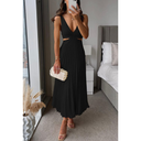 Mayla Cutout Pleated Dress - Chic Design