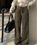 Chic High-Waisted Denim Trousers