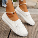 Chic Women's White Classic Sneakers