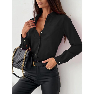Sleek Long Sleeve Blouse for Effortless Style