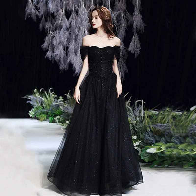 Chic Women's Off-Shoulder Corset Maxi Dress