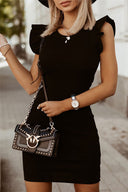 Chic Dolman Mini Dress with Sleeves