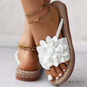 Heidi-Mode | Women's Sandals with Open-Toe and Elegant Braided Straps