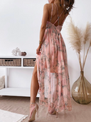 Chic Whispering Chiffon Midi Dress