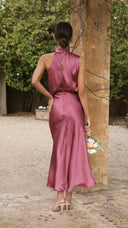 Satin Sleeveless Evening Dress for Glamorous Nights