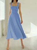 Organic Bamboo Midi Dress for Effortless Style