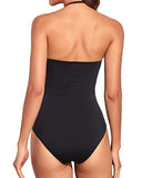 Strapless Tummy Control One-Piece Swimsuit for Women