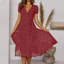 Chic V-Neck Dress for Effortless Style