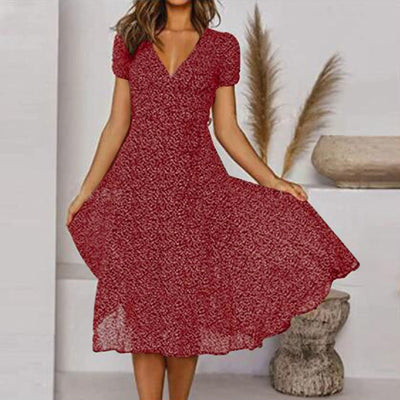 Chic V-Neck Dress for Effortless Style