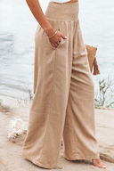 Chic Women’s Palazzo Pants in Stretch Fabric