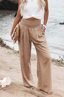 Chic Women’s Palazzo Pants in Stretch Fabric