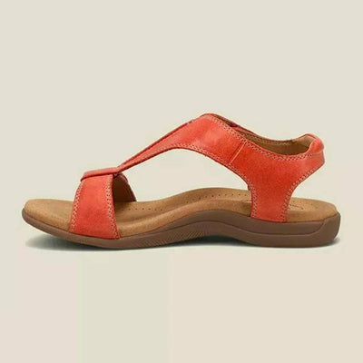 Heidi Solid Color Sandals with Velcro