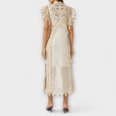 Chic Woven Organza Maxi Dress for Special Occasions