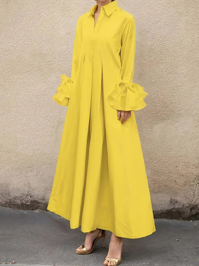 Chic Women's Long Shirt Dress