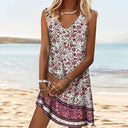 Floral Print Beach Dress for Effortless Style