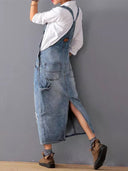Chic Denim Overall Dress for Effortless Style