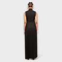 Kristen - Stylish Maxi Dress with Pleats & Cutouts for Any Occasion