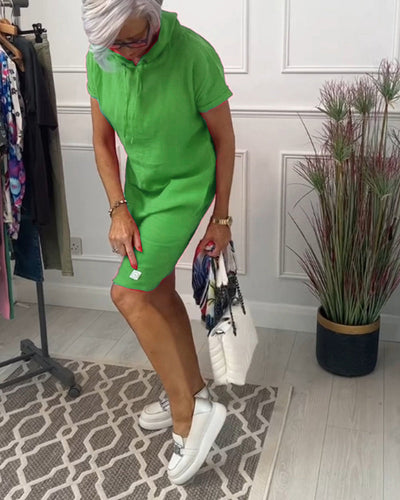 Stylish Hooded Short Sleeve Top