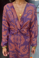 Knot Front V-Neck Maxi Dress for All Occasions