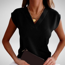 Jana V-Neck Blouse - Chic Staple Top