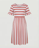 Chic Striped Dress for Warm Days