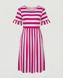 Chic Striped Dress for Warm Days