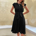 Mint Green Pleated Dress for Effortless Style