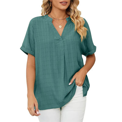 Chic Women's Summer Blouse in Soft Fabrics