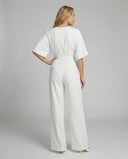 Chic V-Neck Jumpsuit for Effortless Style