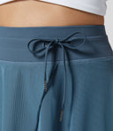 Chic High-Waisted 2-in-1 Midi Skirt