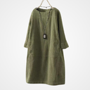 Vintage Corduroy Dress for Effortless Style