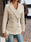 Chic Double-Breasted Blazer for Sophisticated Style